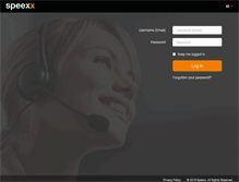 Tablet Screenshot of portal.speexx.com